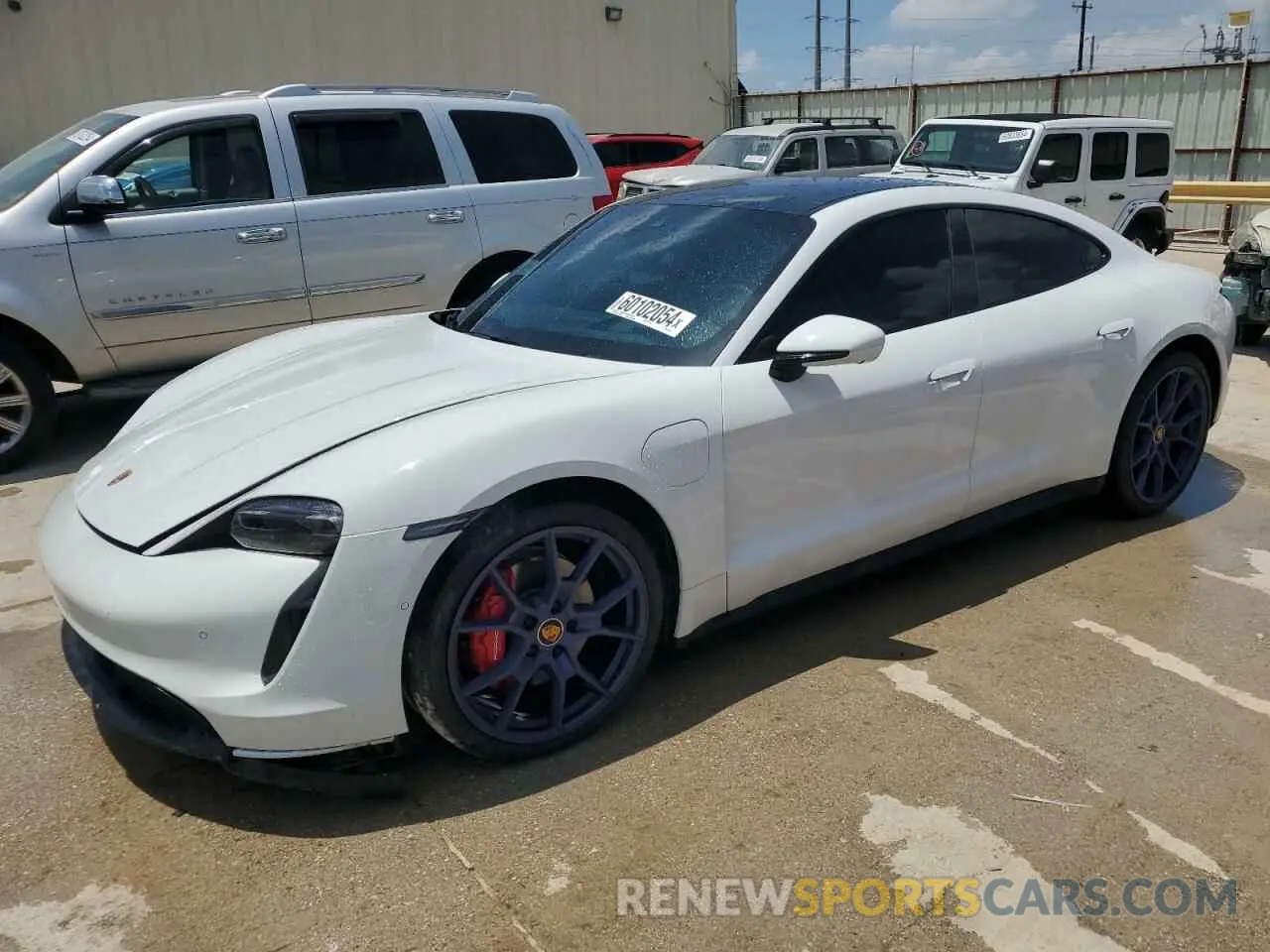 1 Photograph of a damaged car WP0AB2Y11NSA45129 PORSCHE TAYCAN 2022