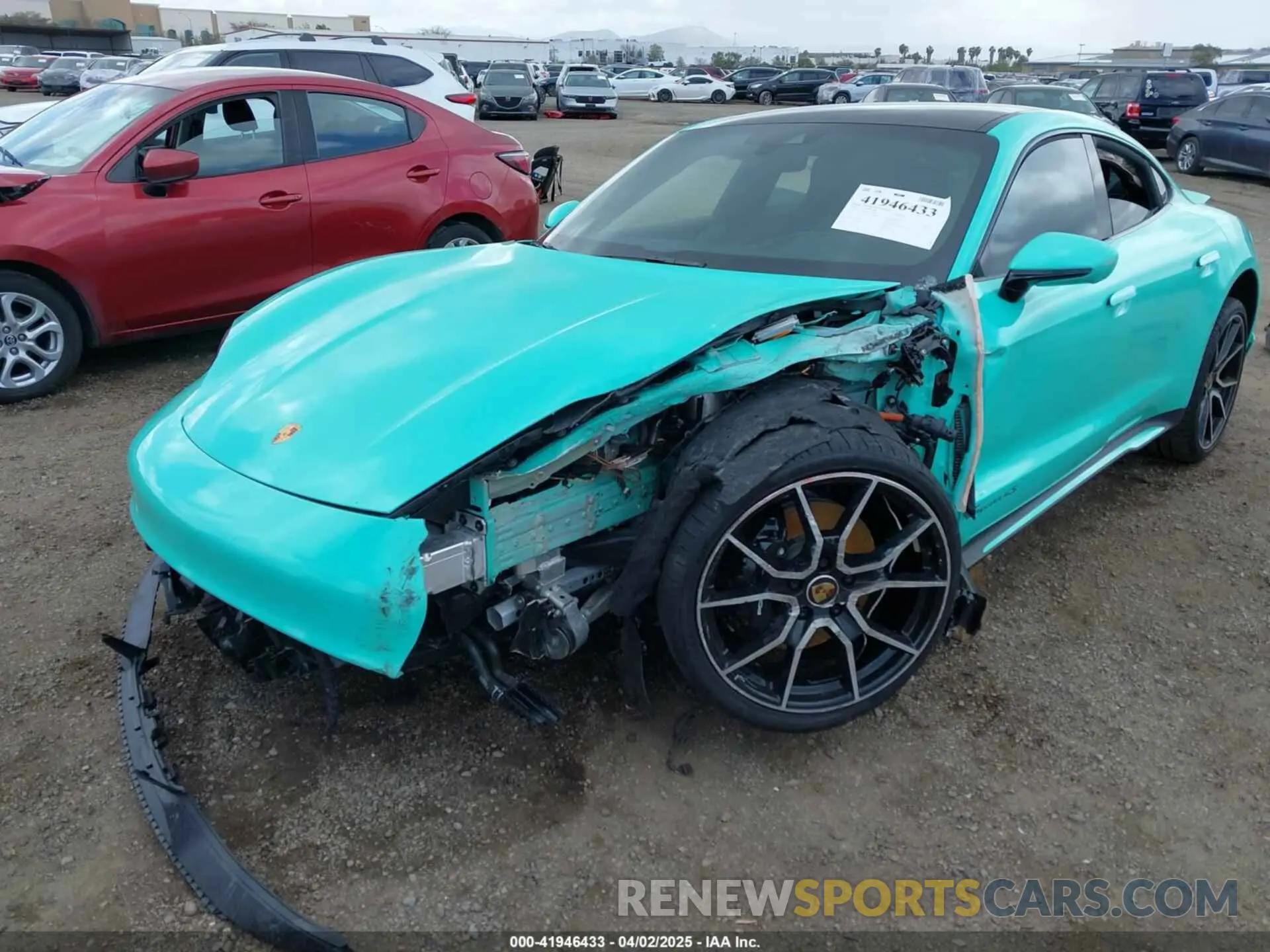 6 Photograph of a damaged car WP0AB2Y12NSA45396 PORSCHE TAYCAN 2022