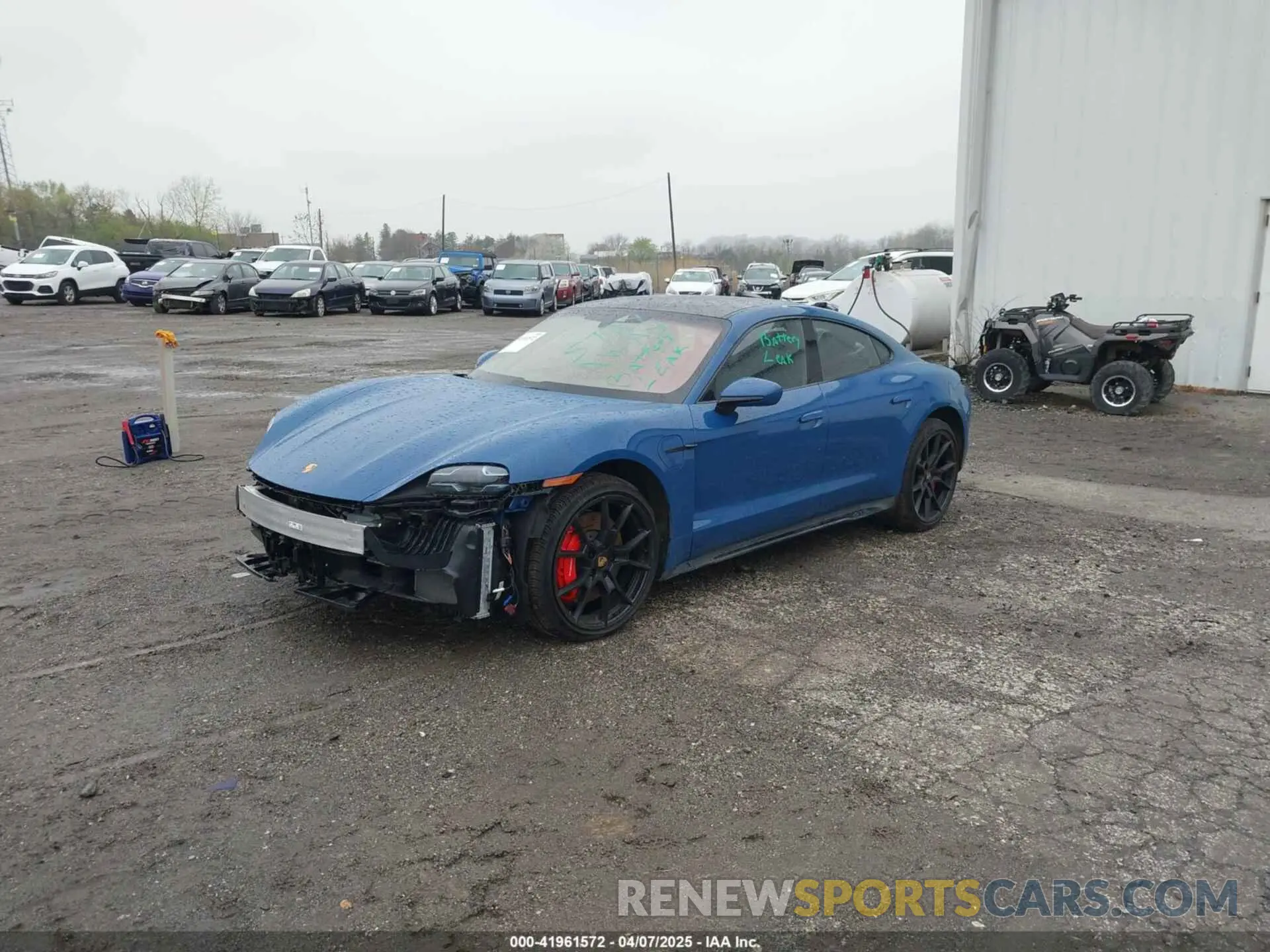 2 Photograph of a damaged car WP0AD2Y17NSA59692 PORSCHE TAYCAN 2022