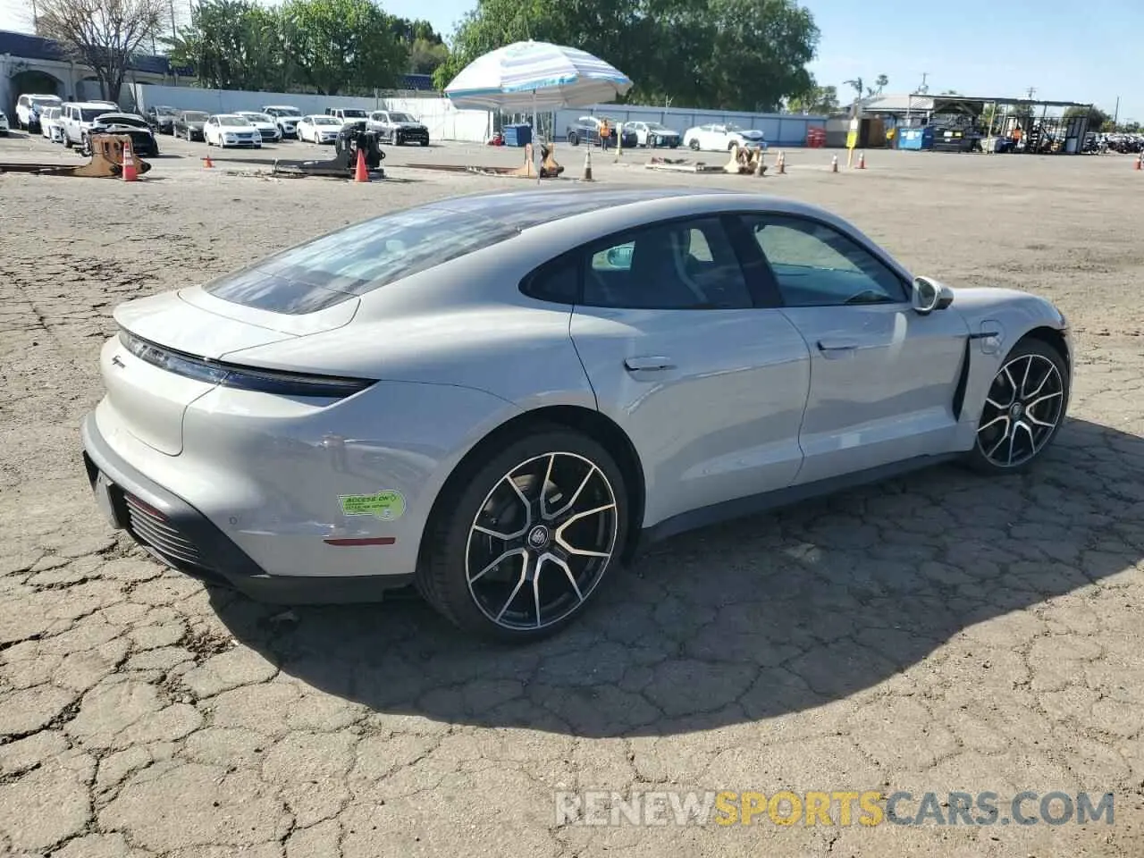 3 Фотография поврежденного автомобиля WP0AA2Y11PSA10435 PORSCHE TAYCAN 2023