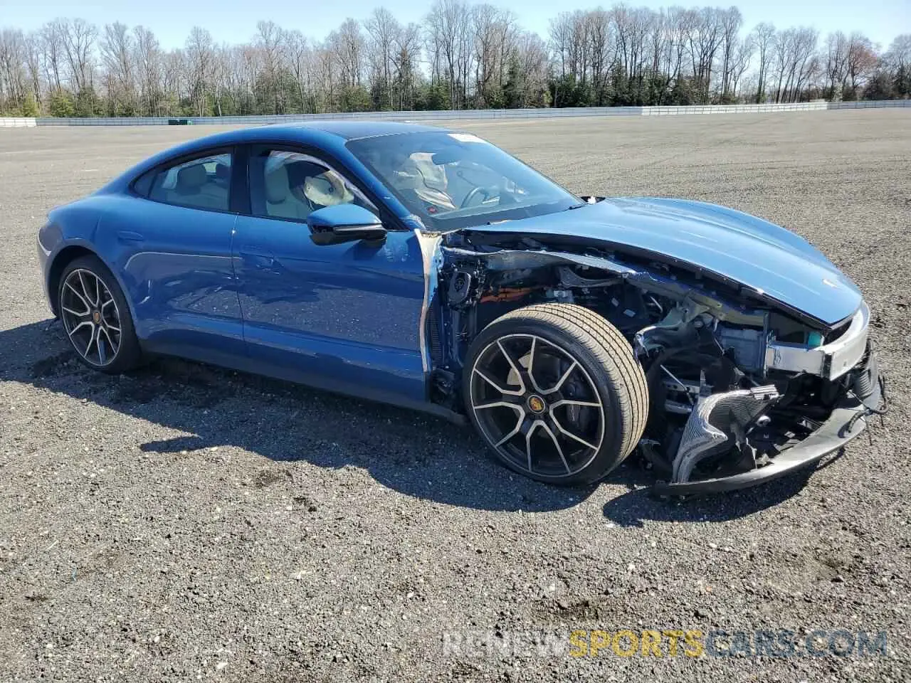 4 Фотография поврежденного автомобиля WP0AA2Y13PSA17290 PORSCHE TAYCAN 2023