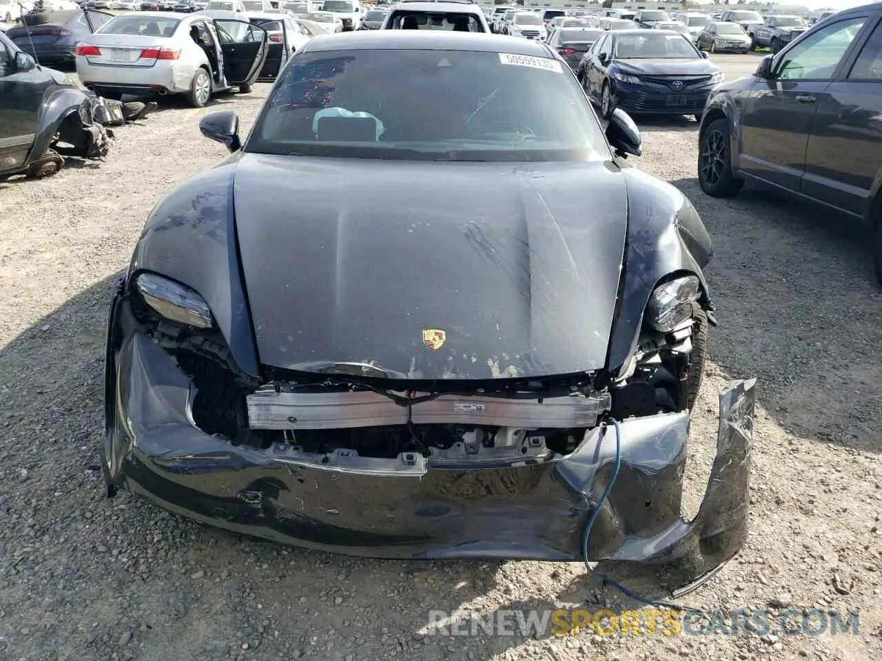 5 Фотография поврежденного автомобиля WP0AA2Y18PSA16703 PORSCHE TAYCAN 2023