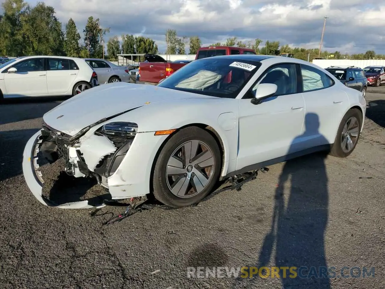 1 Photograph of a damaged car WP0AA2Y1XPSA14449 PORSCHE TAYCAN 2023