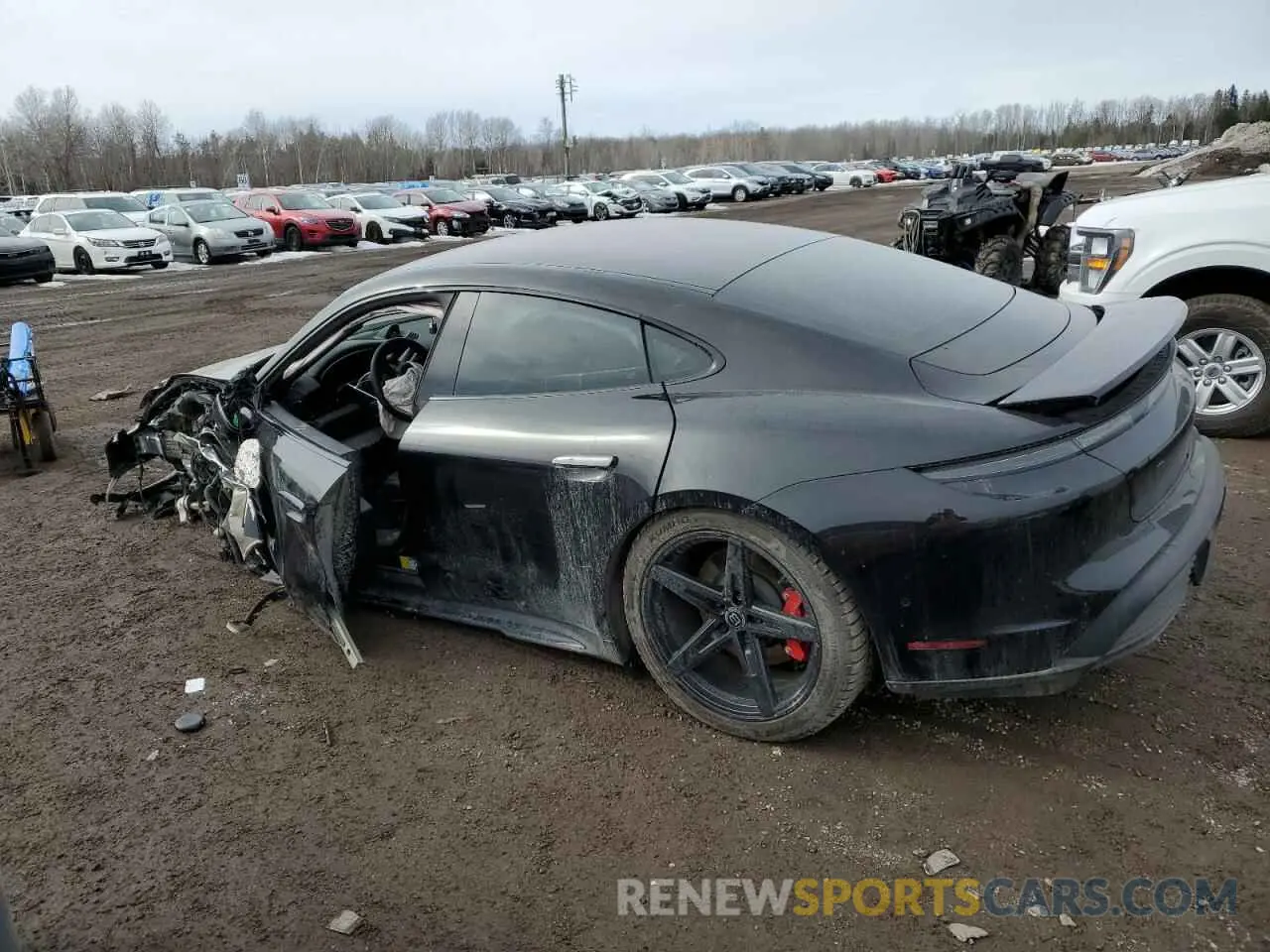 2 Фотография поврежденного автомобиля WP0AB2Y16PSA35960 PORSCHE TAYCAN 2023