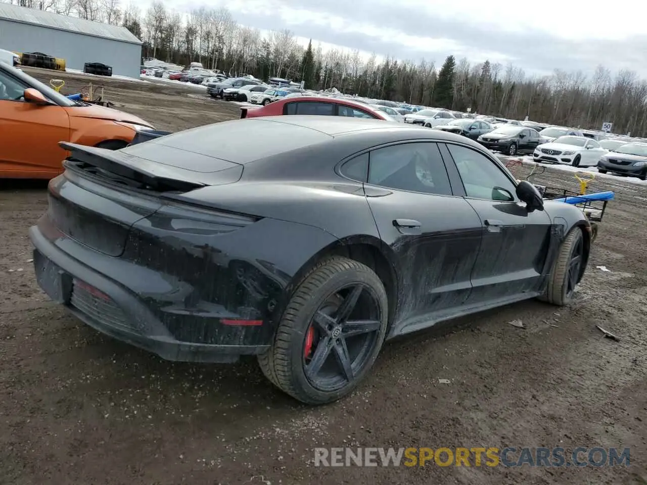 3 Фотография поврежденного автомобиля WP0AB2Y16PSA35960 PORSCHE TAYCAN 2023