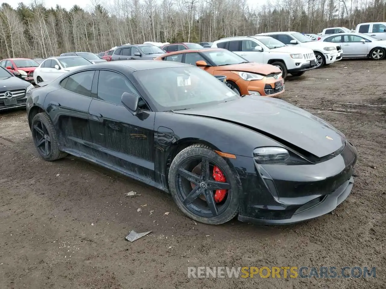 4 Фотография поврежденного автомобиля WP0AB2Y16PSA35960 PORSCHE TAYCAN 2023