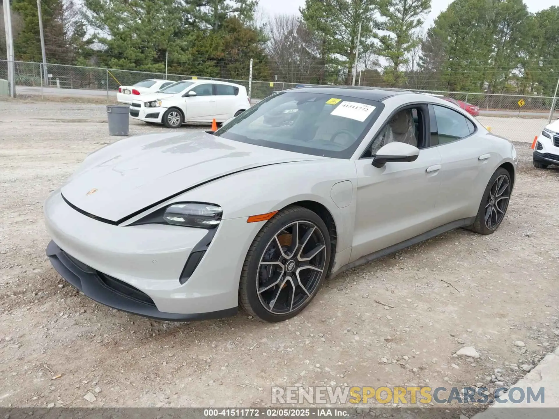 2 Photograph of a damaged car WP0AA2Y11RSA12415 PORSCHE TAYCAN 2024
