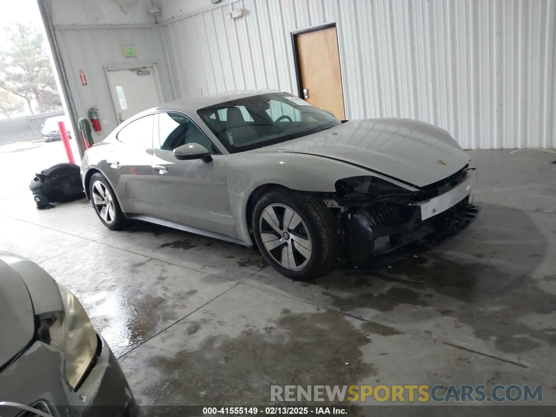 1 Photograph of a damaged car WP0AA2Y14RSA12859 PORSCHE TAYCAN 2024