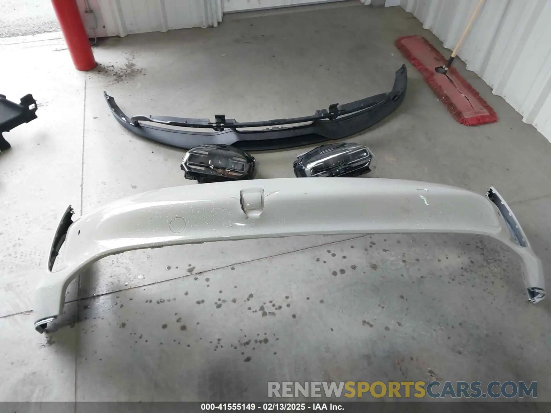 12 Photograph of a damaged car WP0AA2Y14RSA12859 PORSCHE TAYCAN 2024