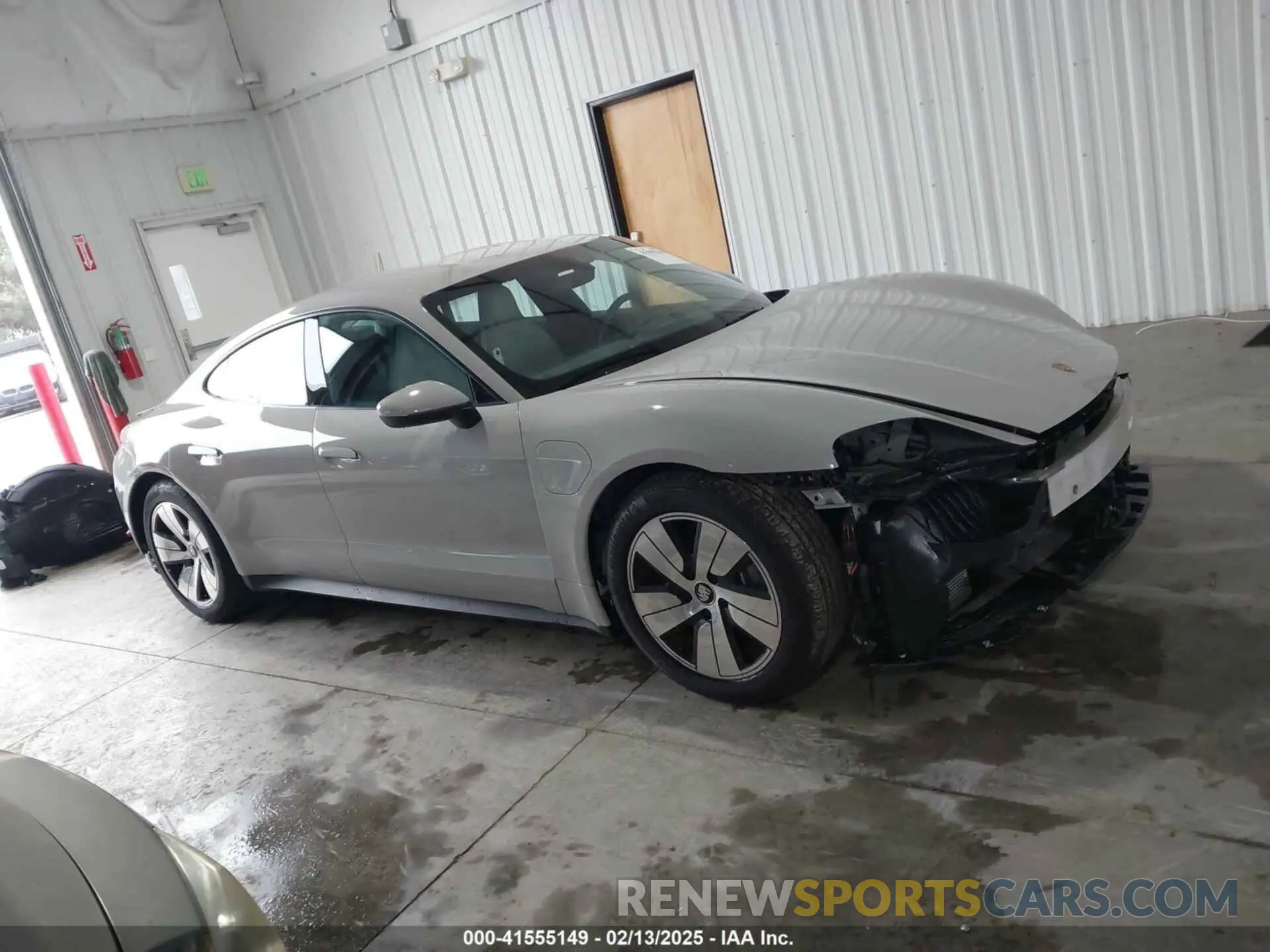 14 Photograph of a damaged car WP0AA2Y14RSA12859 PORSCHE TAYCAN 2024