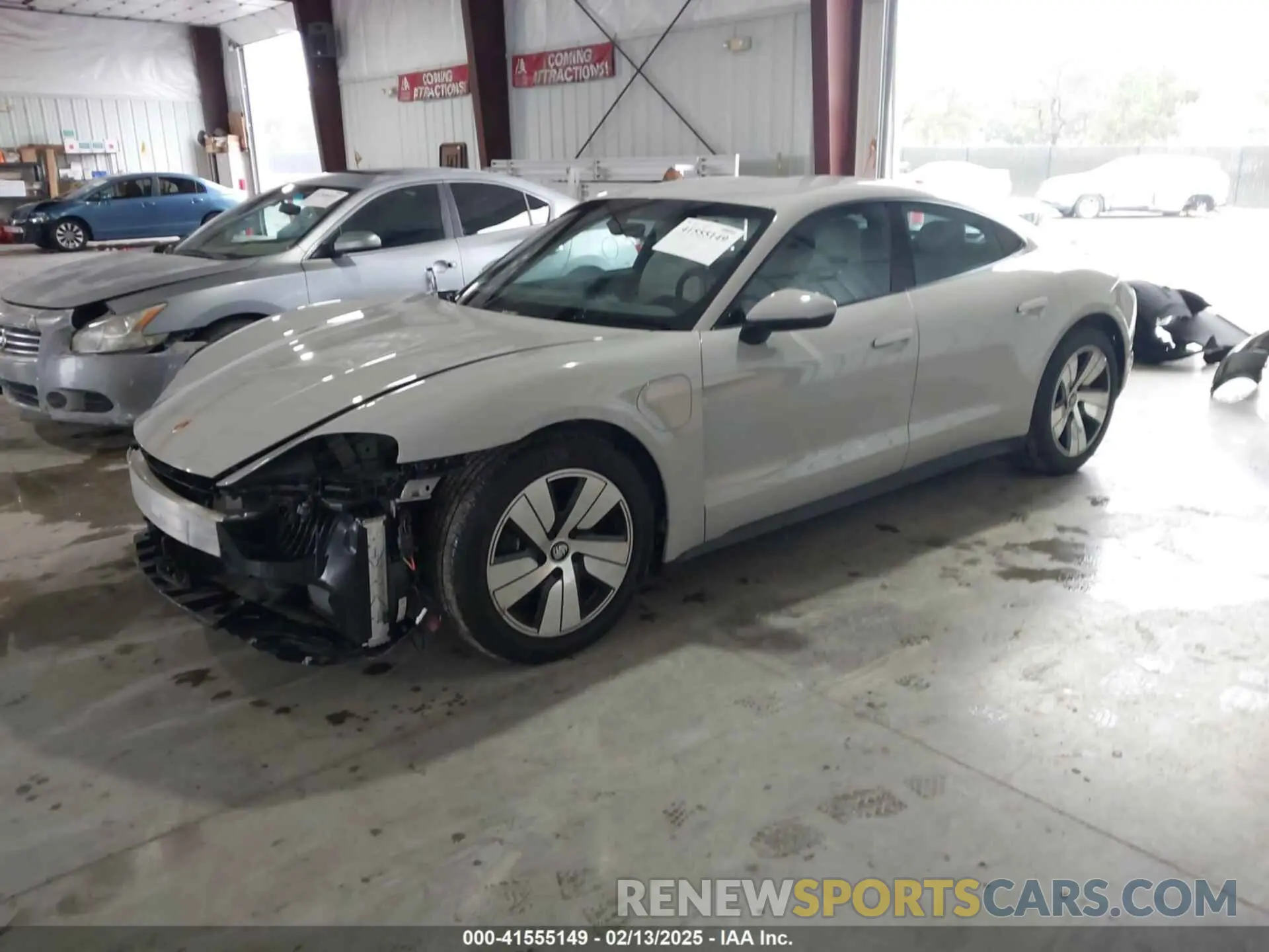 2 Photograph of a damaged car WP0AA2Y14RSA12859 PORSCHE TAYCAN 2024