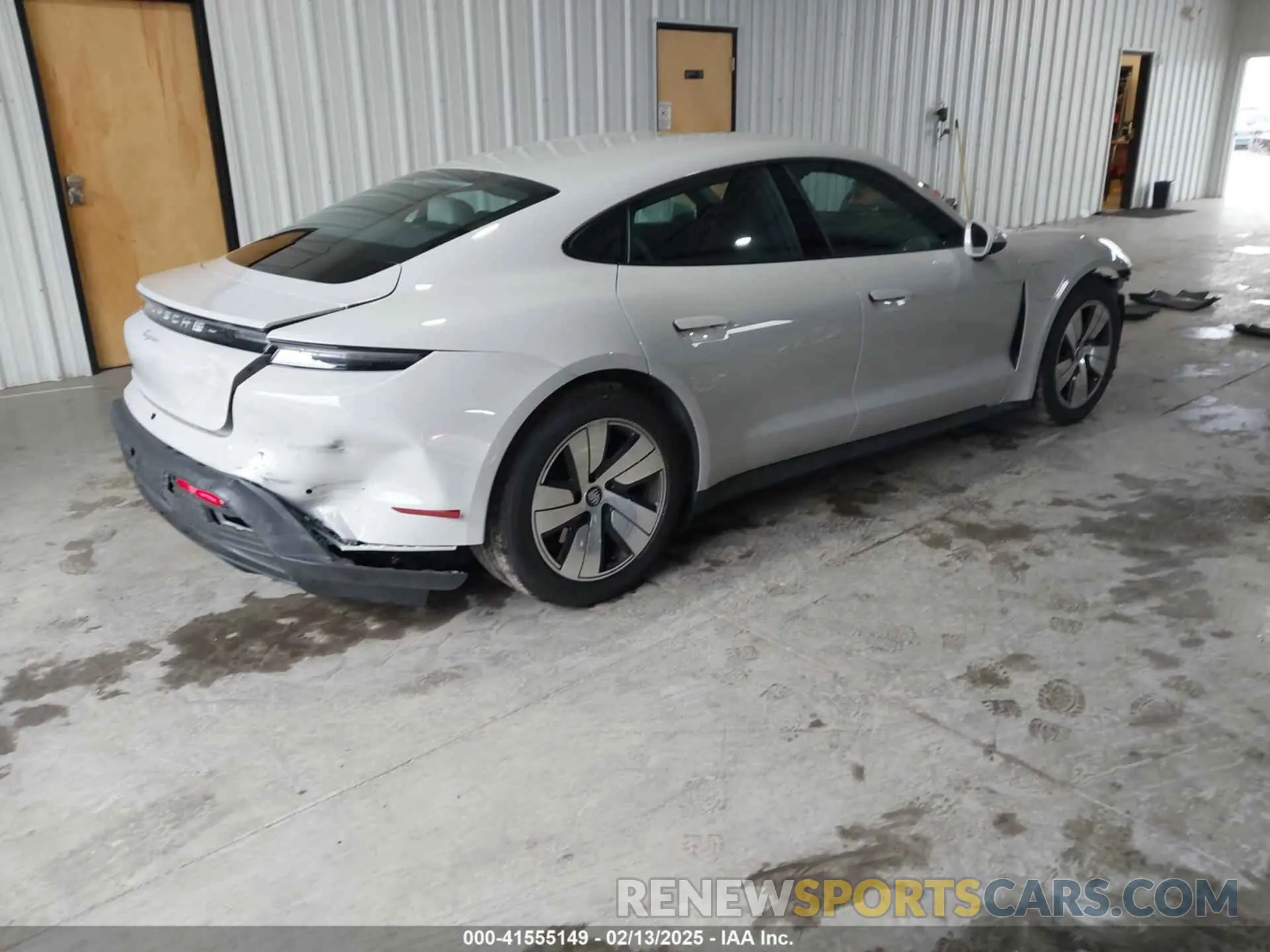 4 Photograph of a damaged car WP0AA2Y14RSA12859 PORSCHE TAYCAN 2024