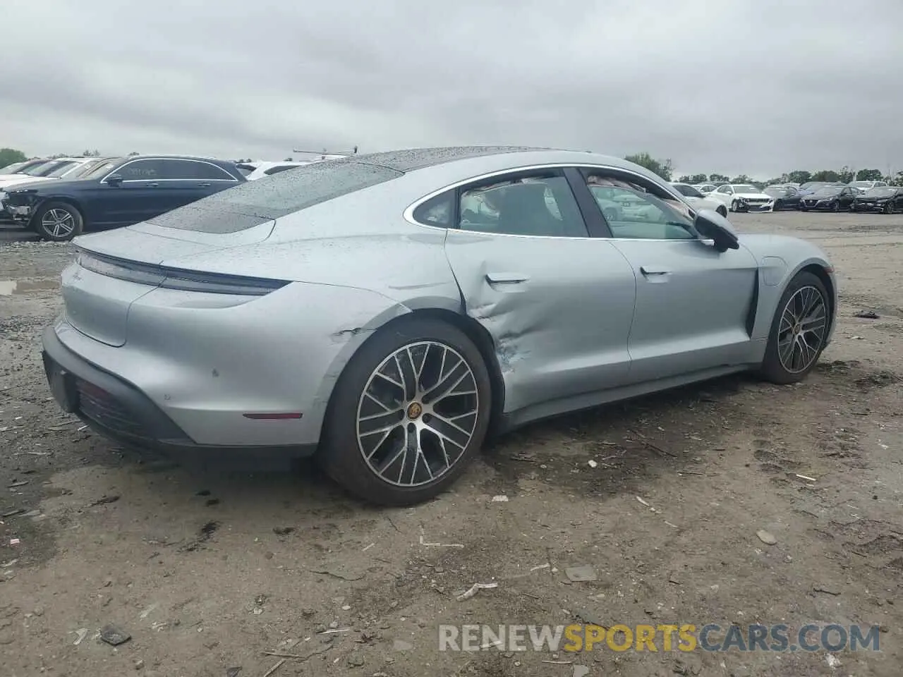 3 Photograph of a damaged car WP0AA2Y15RSA11459 PORSCHE TAYCAN 2024