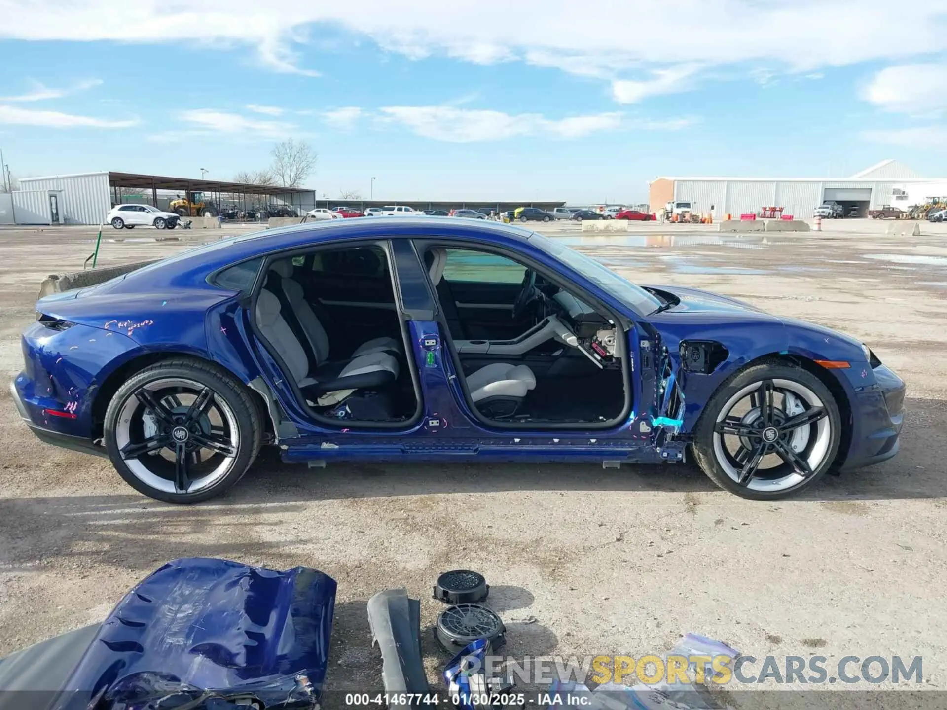 14 Фотография поврежденного автомобиля WP0AA2Y18RSA13268 PORSCHE TAYCAN 2024