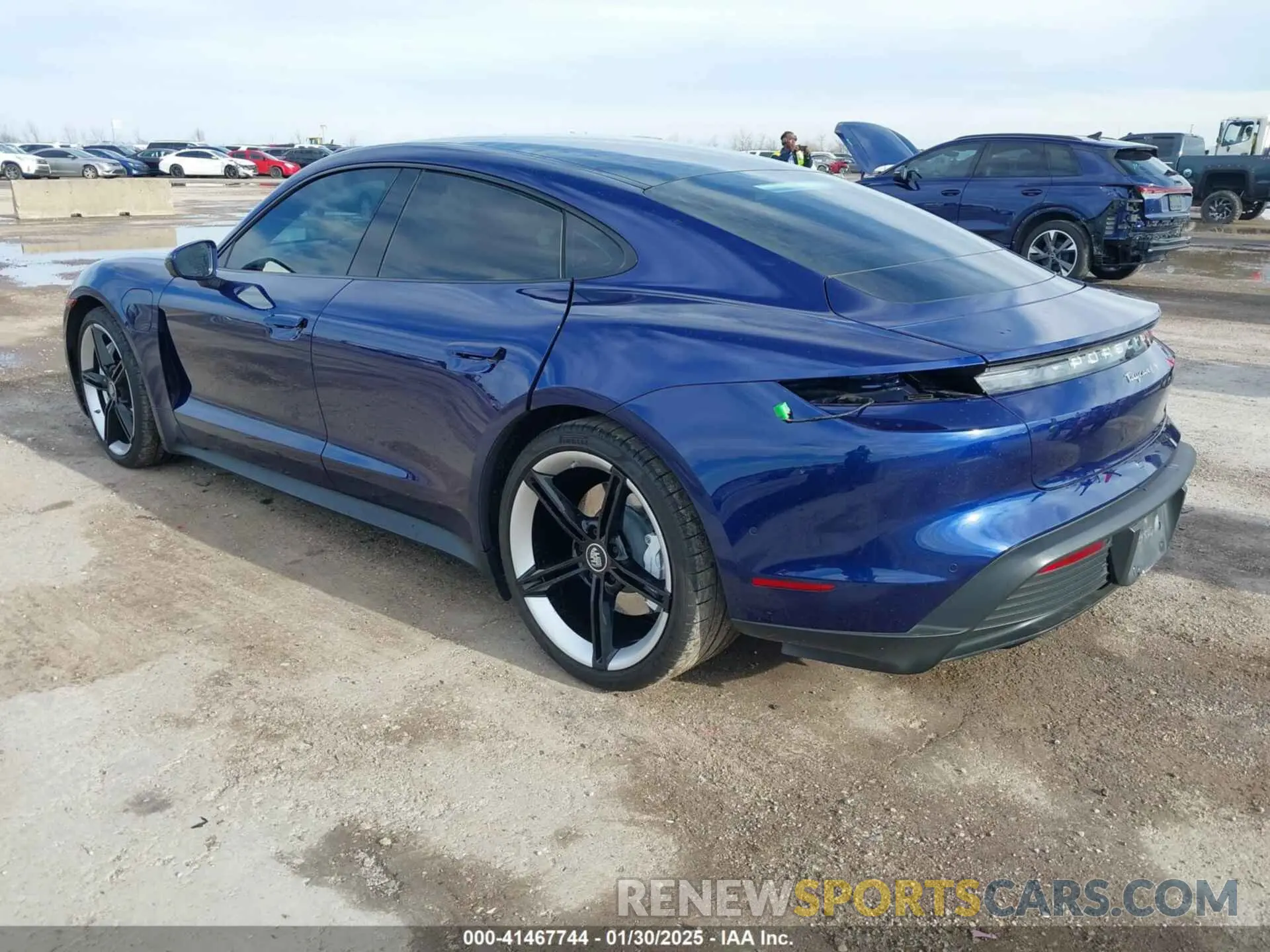 3 Фотография поврежденного автомобиля WP0AA2Y18RSA13268 PORSCHE TAYCAN 2024
