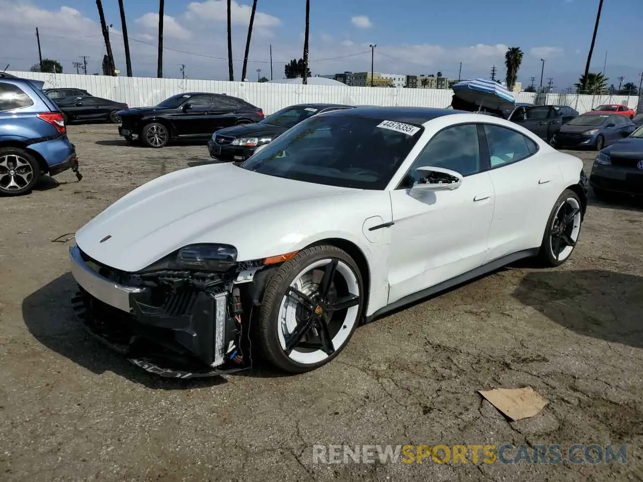 1 Photograph of a damaged car WP0AA2Y1XRSA12641 PORSCHE TAYCAN 2024