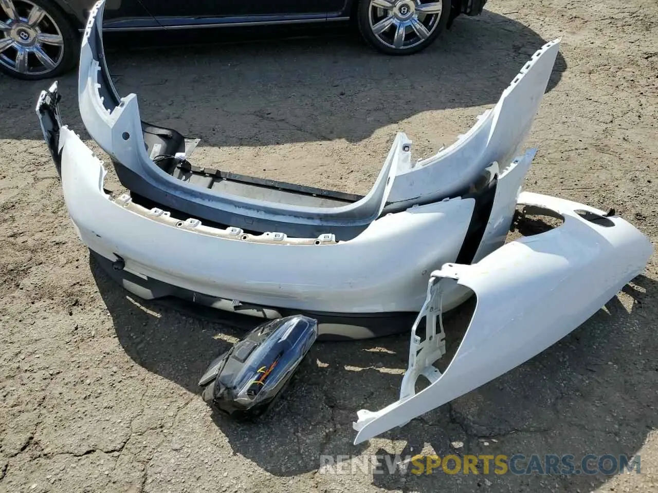 14 Photograph of a damaged car WP0AA2Y1XRSA12641 PORSCHE TAYCAN 2024