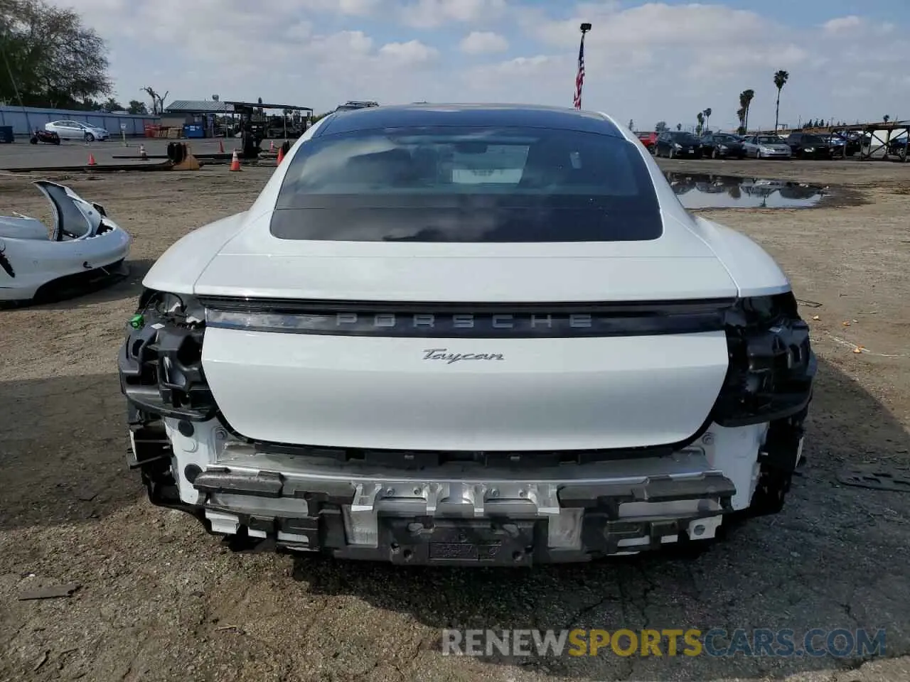 6 Photograph of a damaged car WP0AA2Y1XRSA12641 PORSCHE TAYCAN 2024