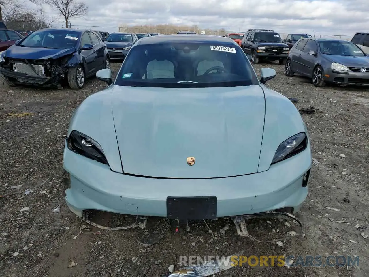 5 Фотография поврежденного автомобиля WP0AA2Y11SSA08693 PORSCHE TAYCAN 2025