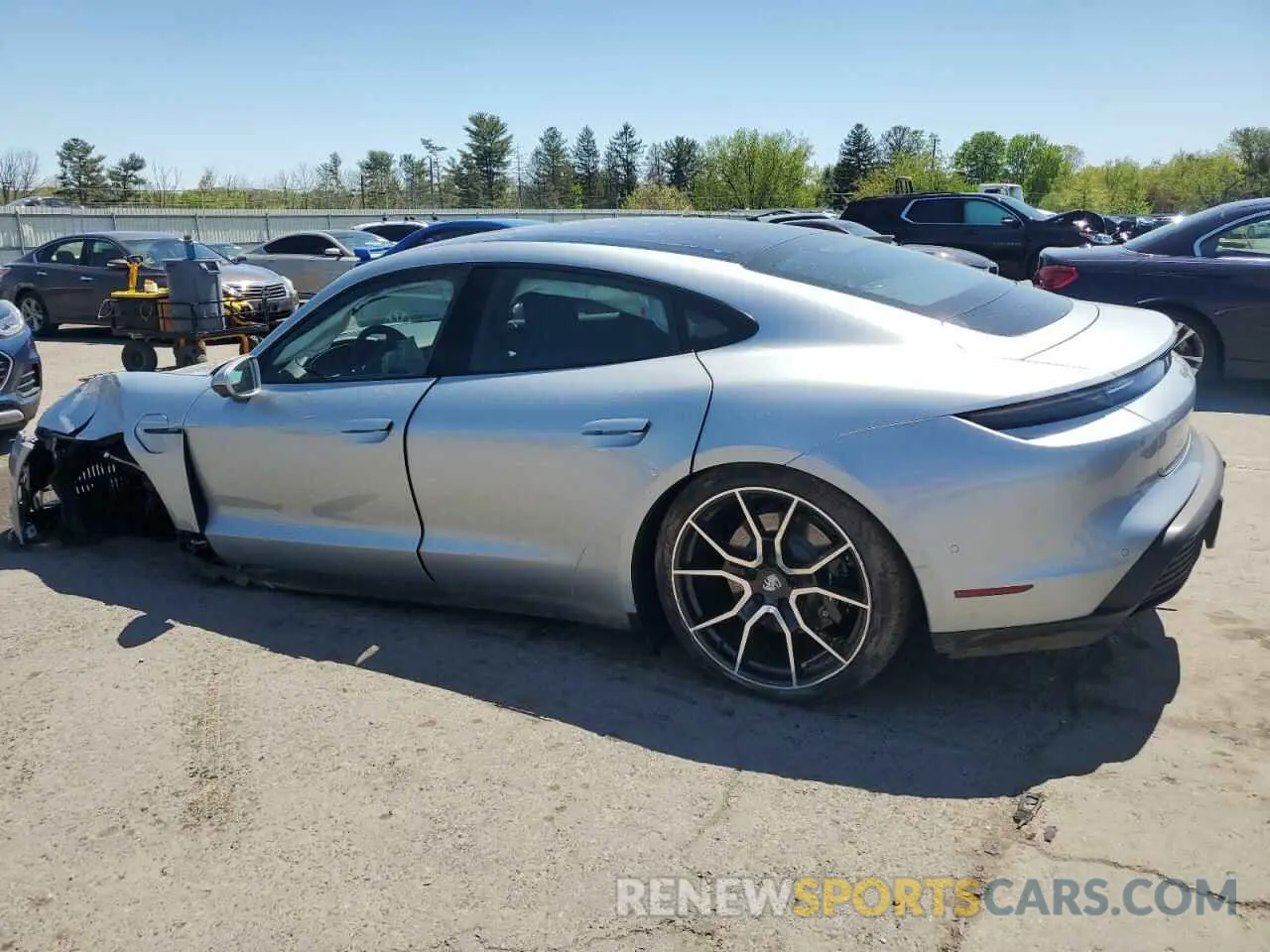 2 Photograph of a damaged car WP0AA2Y11SSA09777 PORSCHE TAYCAN 2025
