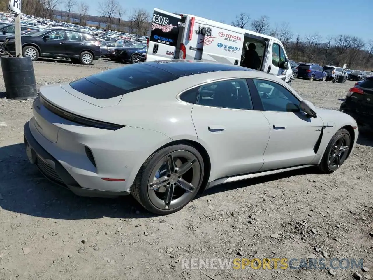 3 Photograph of a damaged car WP0AC2Y10SSA55272 PORSCHE TAYCAN 2025