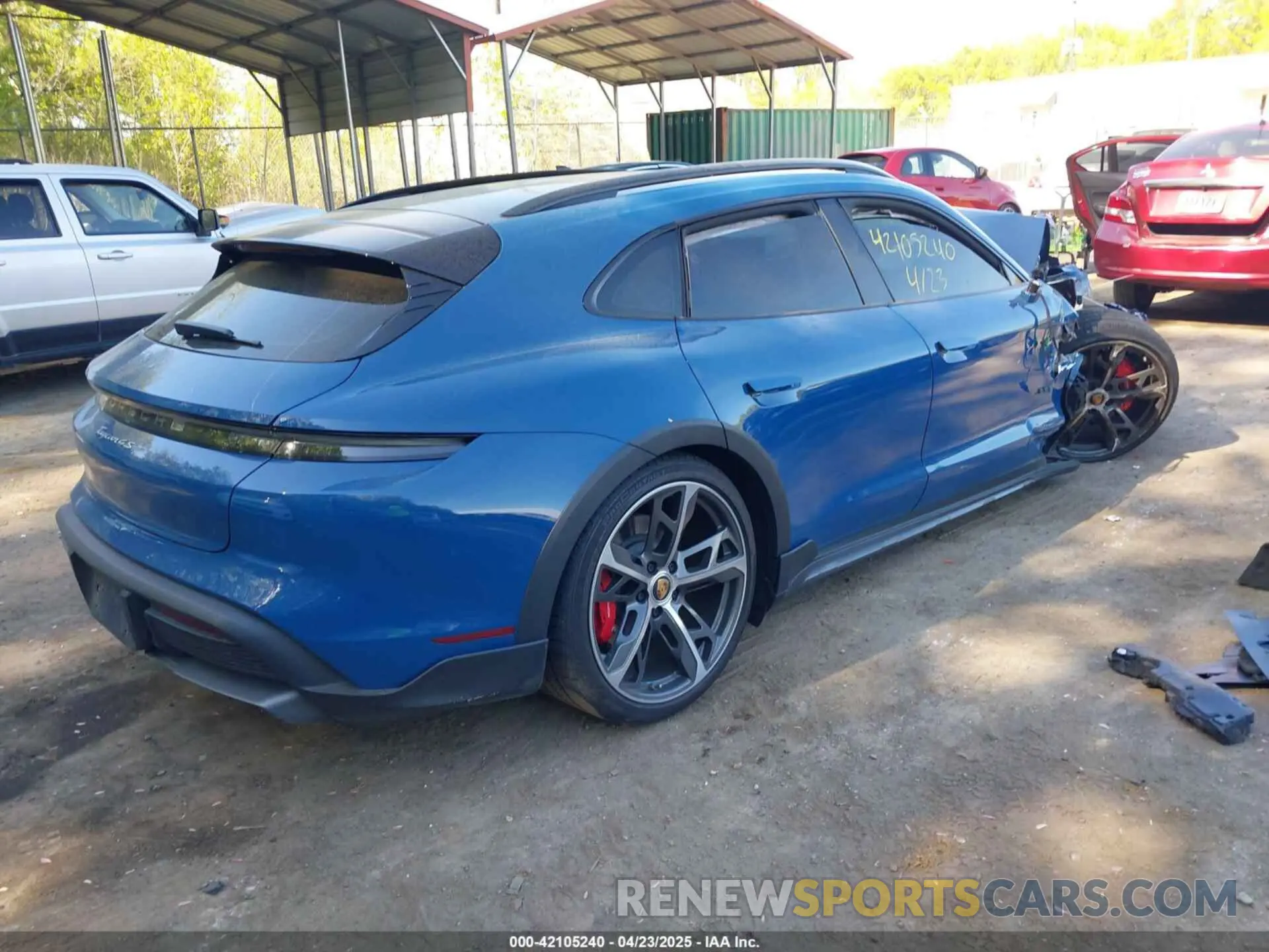 4 Фотография поврежденного автомобиля WP0BB2Y19PSA65443 PORSCHE TAYCAN CROSS TURISMO 2023