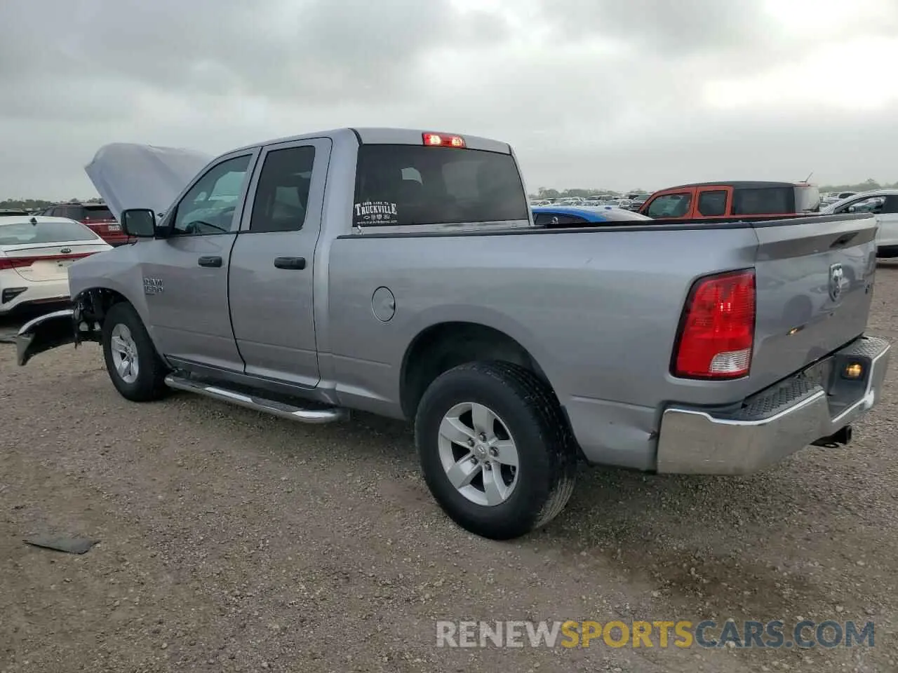 2 Photograph of a damaged car 1C6RR6FG1KS722564 RAM 1500 2019