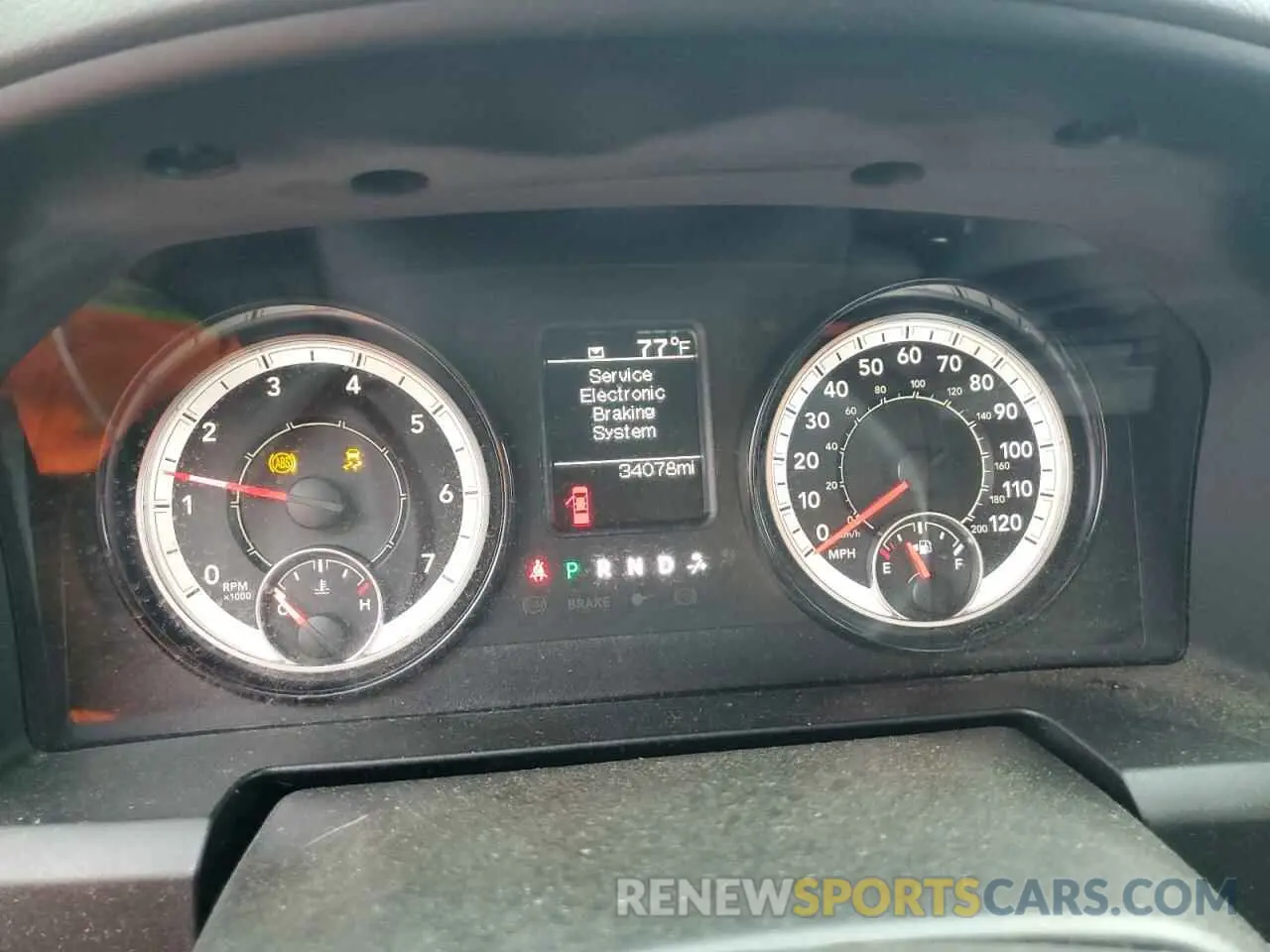 9 Photograph of a damaged car 1C6RR6FG1KS722564 RAM 1500 2019