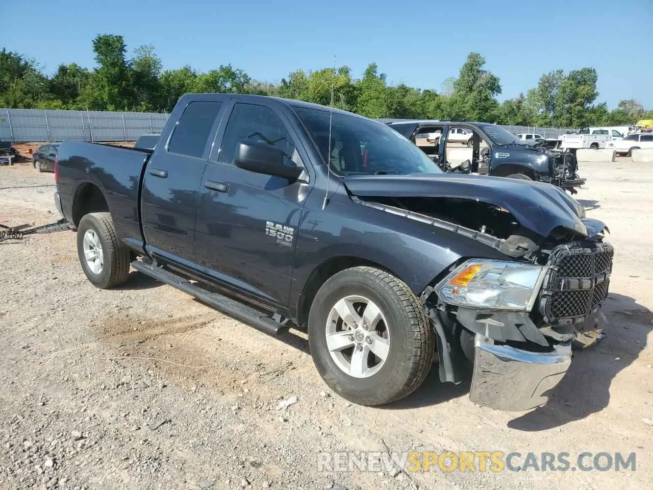 4 Фотография поврежденного автомобиля 1C6RR6FG6KS686127 RAM 1500 2019