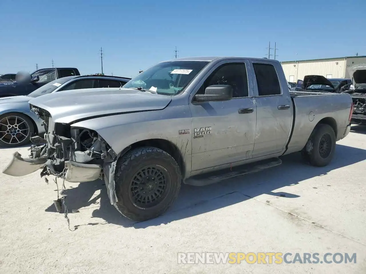1 Photograph of a damaged car 1C6RR6FT2KS604763 RAM 1500 2019