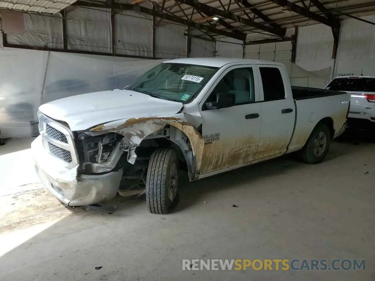 1 Photograph of a damaged car 1C6RR6FT5KS742197 RAM 1500 2019