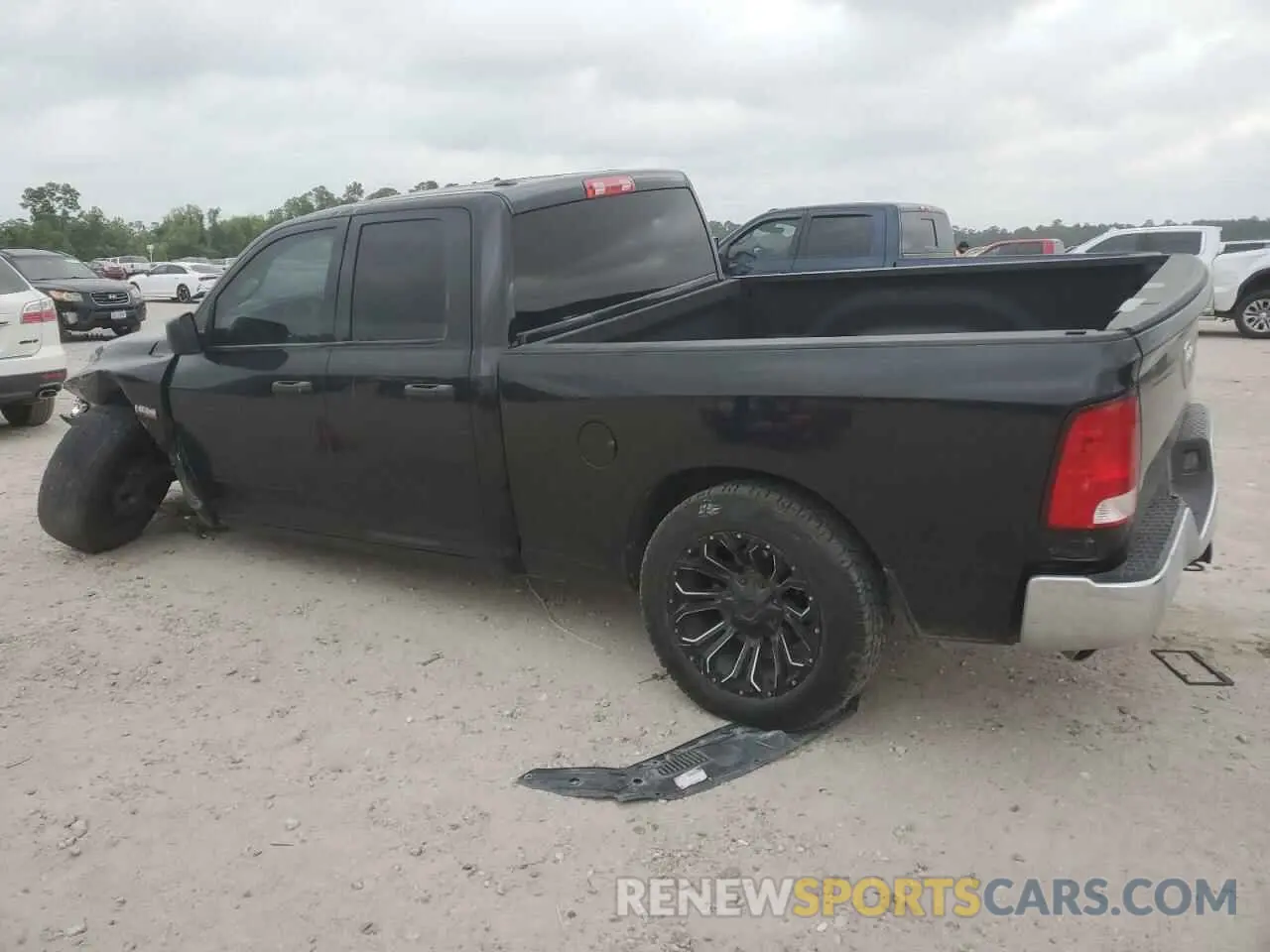 2 Photograph of a damaged car 1C6RR6FT9KS540396 RAM 1500 2019