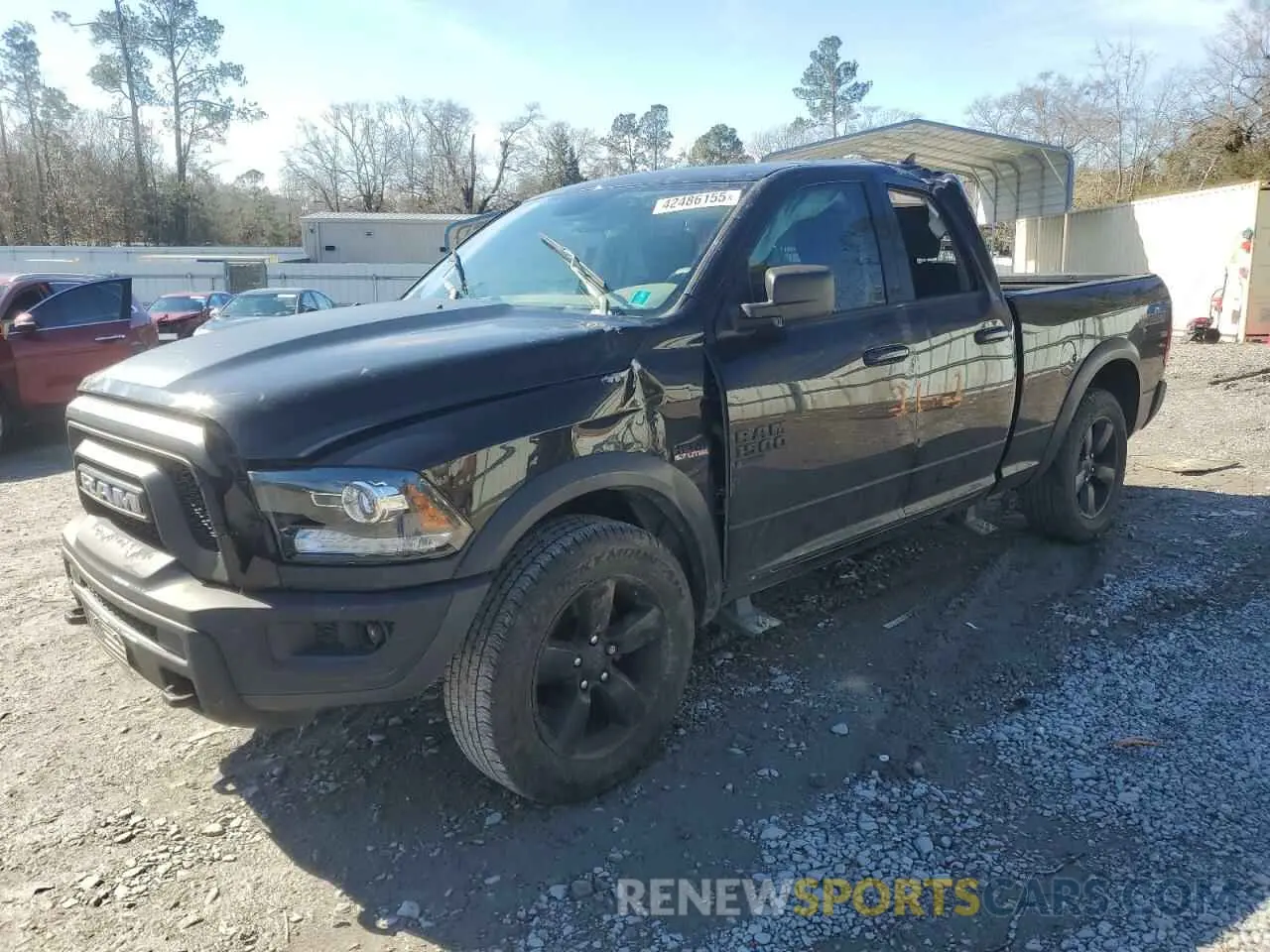 1 Photograph of a damaged car 1C6RR6GT2KS745296 RAM 1500 2019