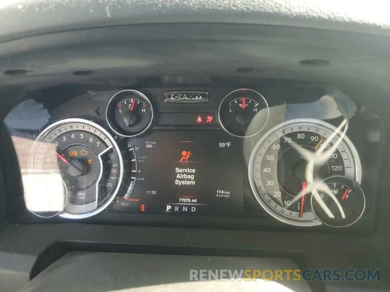9 Photograph of a damaged car 1C6RR6GT2KS745296 RAM 1500 2019