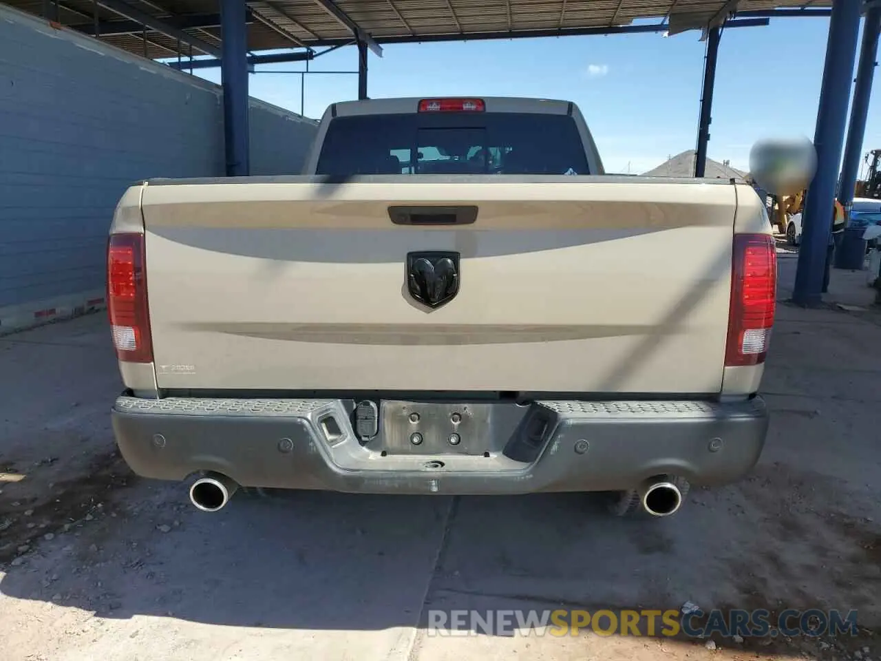 6 Фотография поврежденного автомобиля 1C6RR6GT3KS722593 RAM 1500 2019