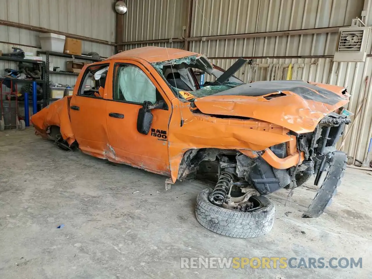 4 Photograph of a damaged car 1C6RR6KT2KS622721 RAM 1500 2019