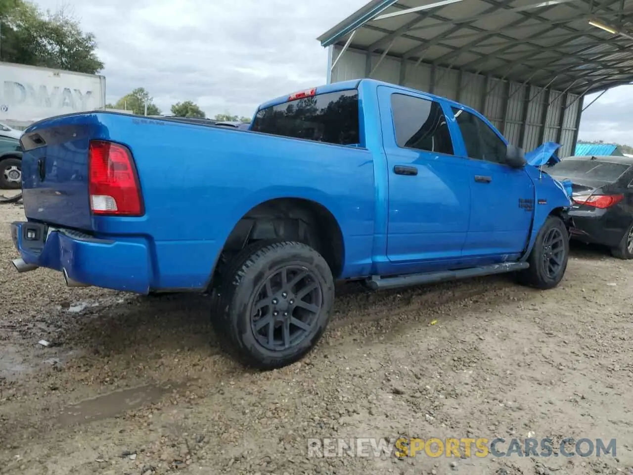 3 Photograph of a damaged car 1C6RR6KT4KS637916 RAM 1500 2019