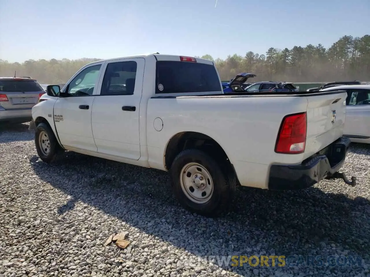 2 Photograph of a damaged car 1C6RR6KT8KS633500 RAM 1500 2019