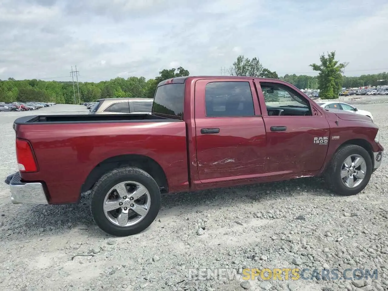 3 Photograph of a damaged car 1C6RR6KT8KS750560 RAM 1500 2019