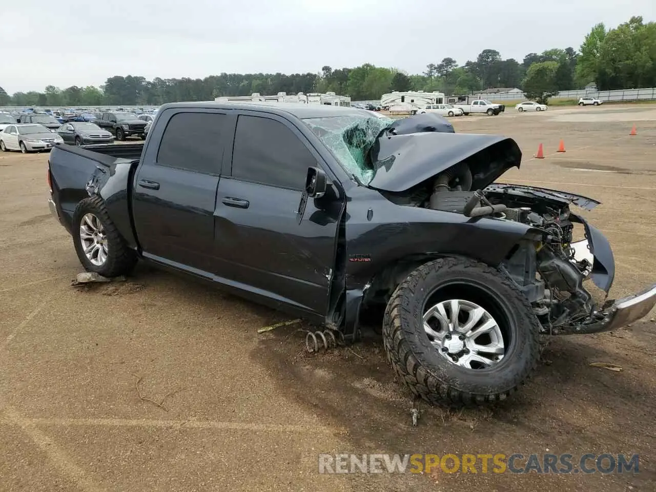 4 Photograph of a damaged car 1C6RR6LT0KS528903 RAM 1500 2019