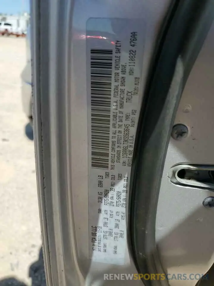 14 Photograph of a damaged car 1C6RR6LT3KS563645 RAM 1500 2019