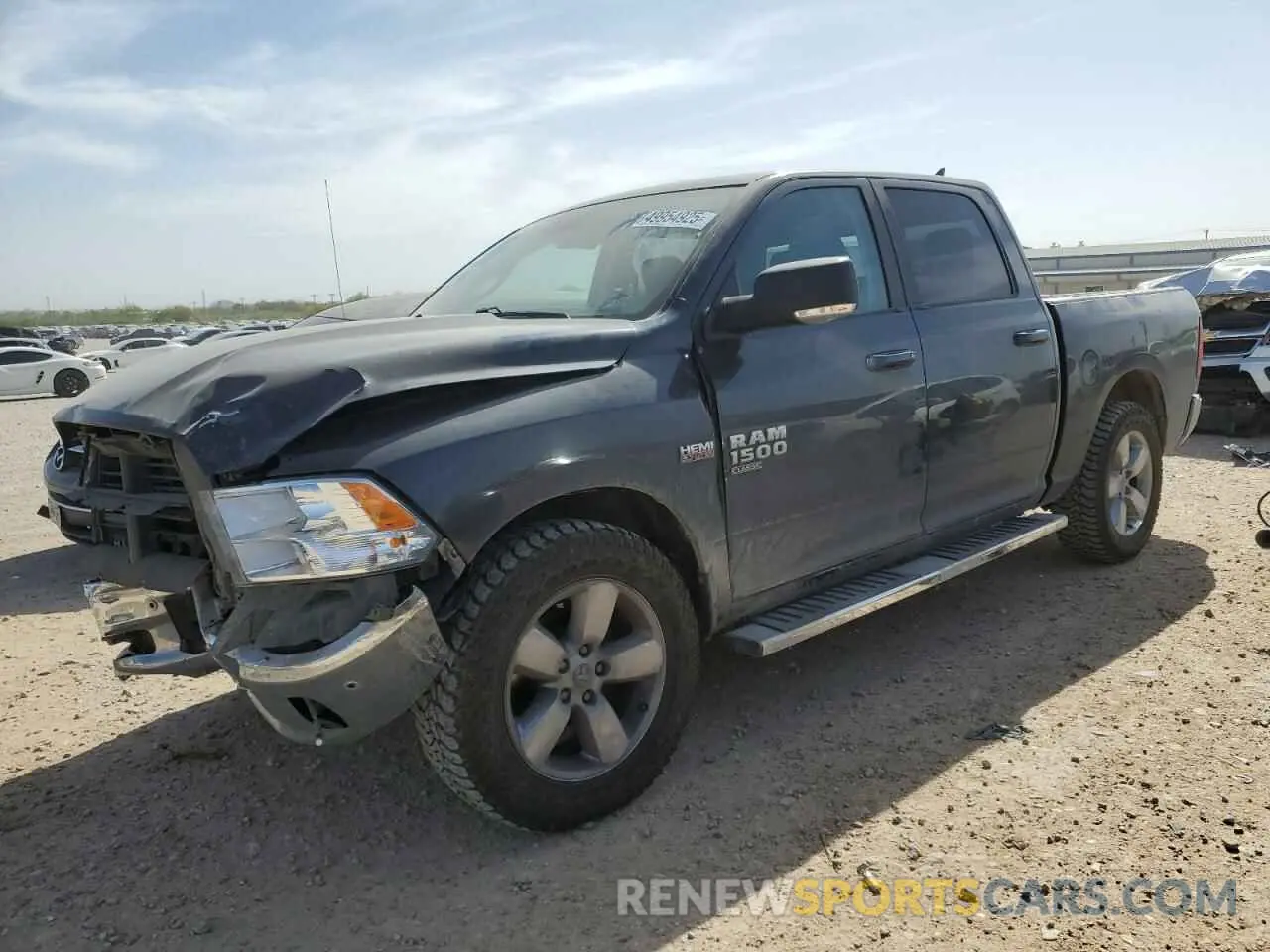 1 Photograph of a damaged car 1C6RR6LT4KS573942 RAM 1500 2019