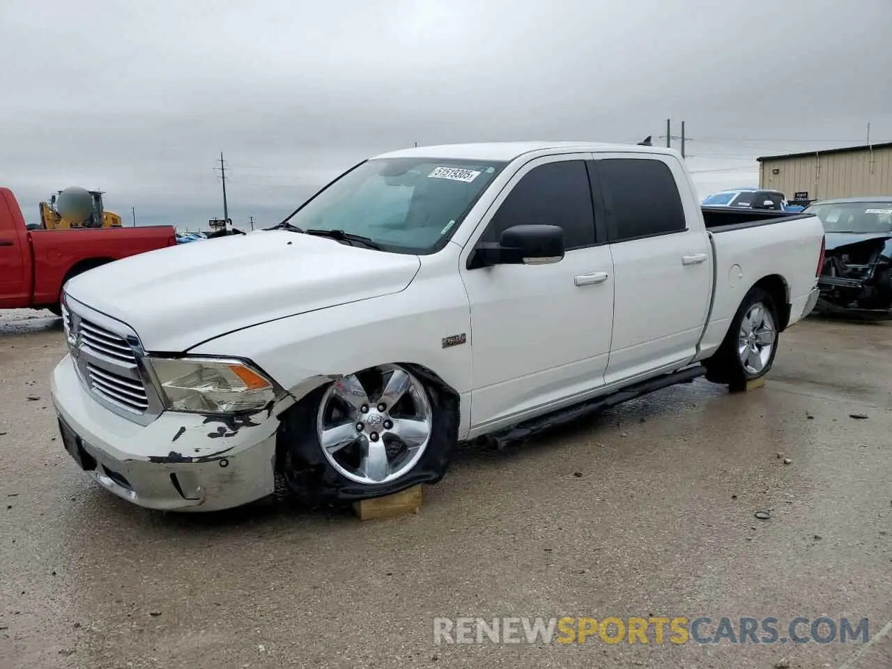 1 Фотография поврежденного автомобиля 1C6RR6LT5KS537130 RAM 1500 2019