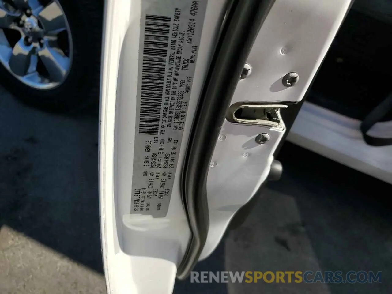 13 Photograph of a damaged car 1C6RR6LT8KS573328 RAM 1500 2019