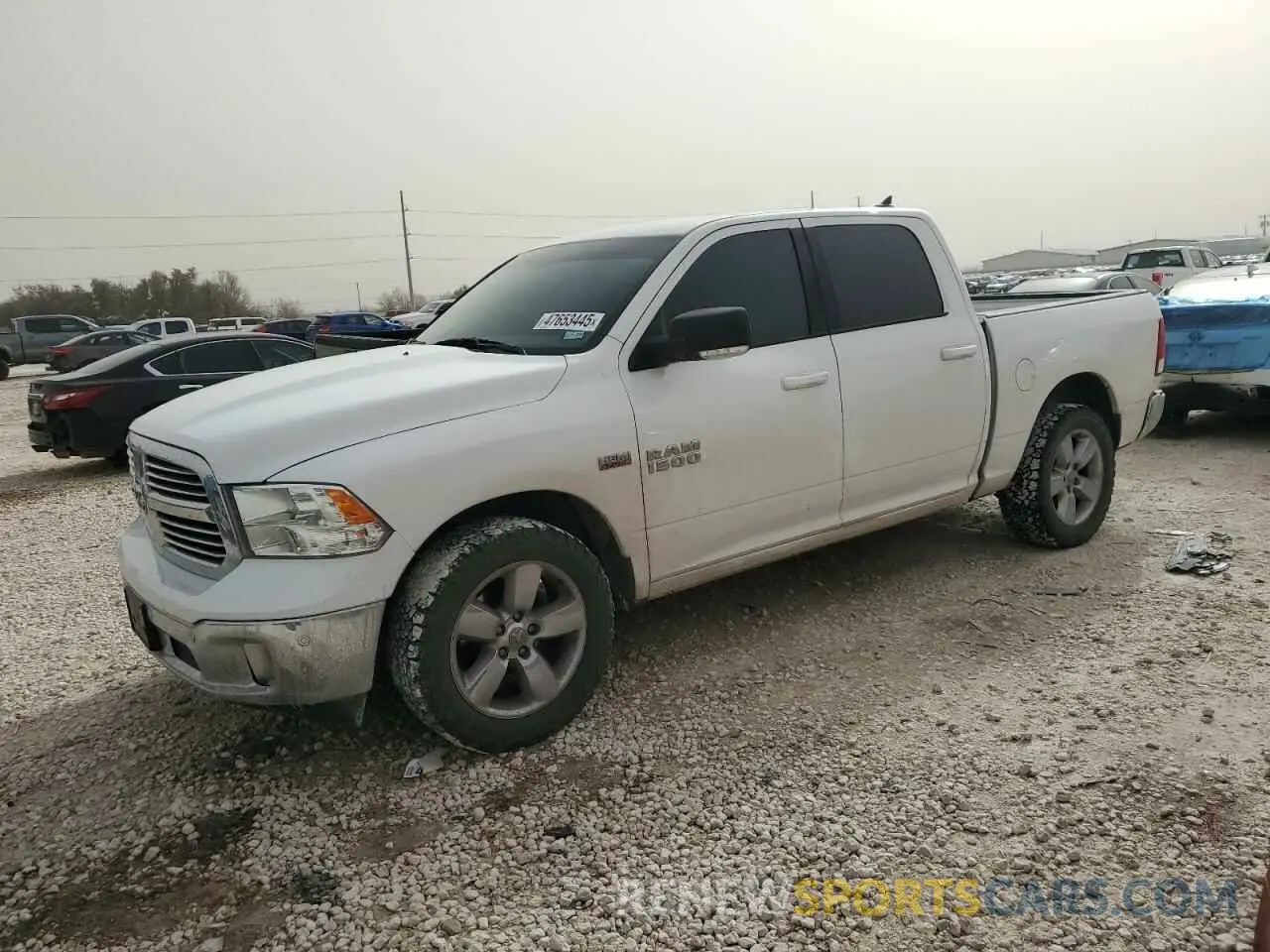 1 Photograph of a damaged car 1C6RR6LTXKS529489 RAM 1500 2019