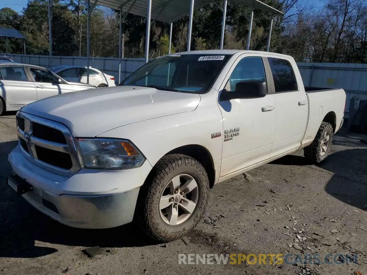 1 Photograph of a damaged car 1C6RR6TT2KS657581 RAM 1500 2019