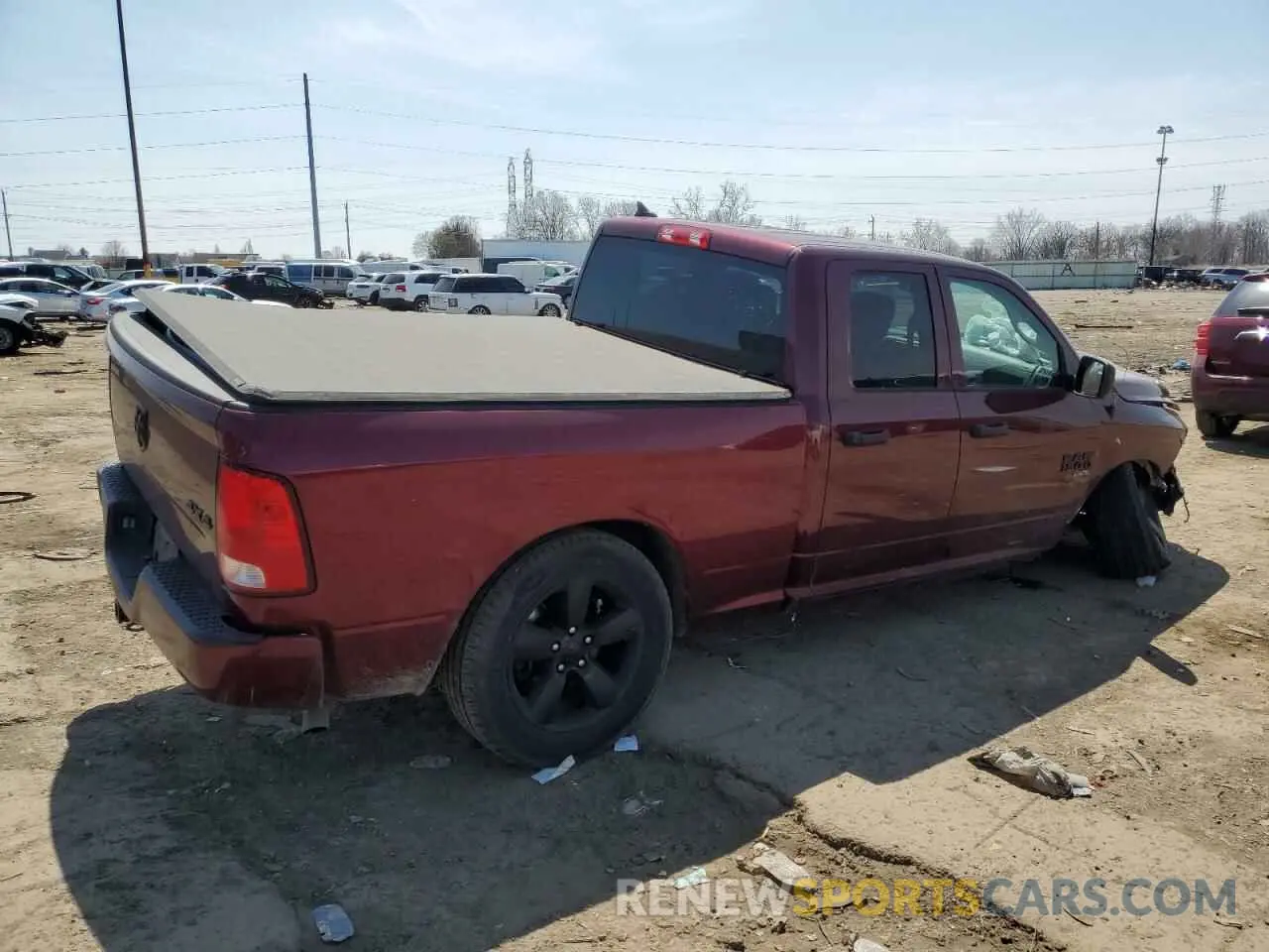 3 Фотография поврежденного автомобиля 1C6RR7FG2KS568503 RAM 1500 2019