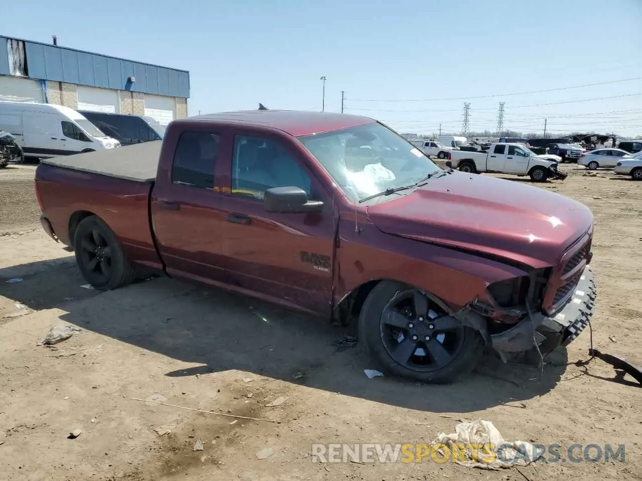 4 Фотография поврежденного автомобиля 1C6RR7FG2KS568503 RAM 1500 2019