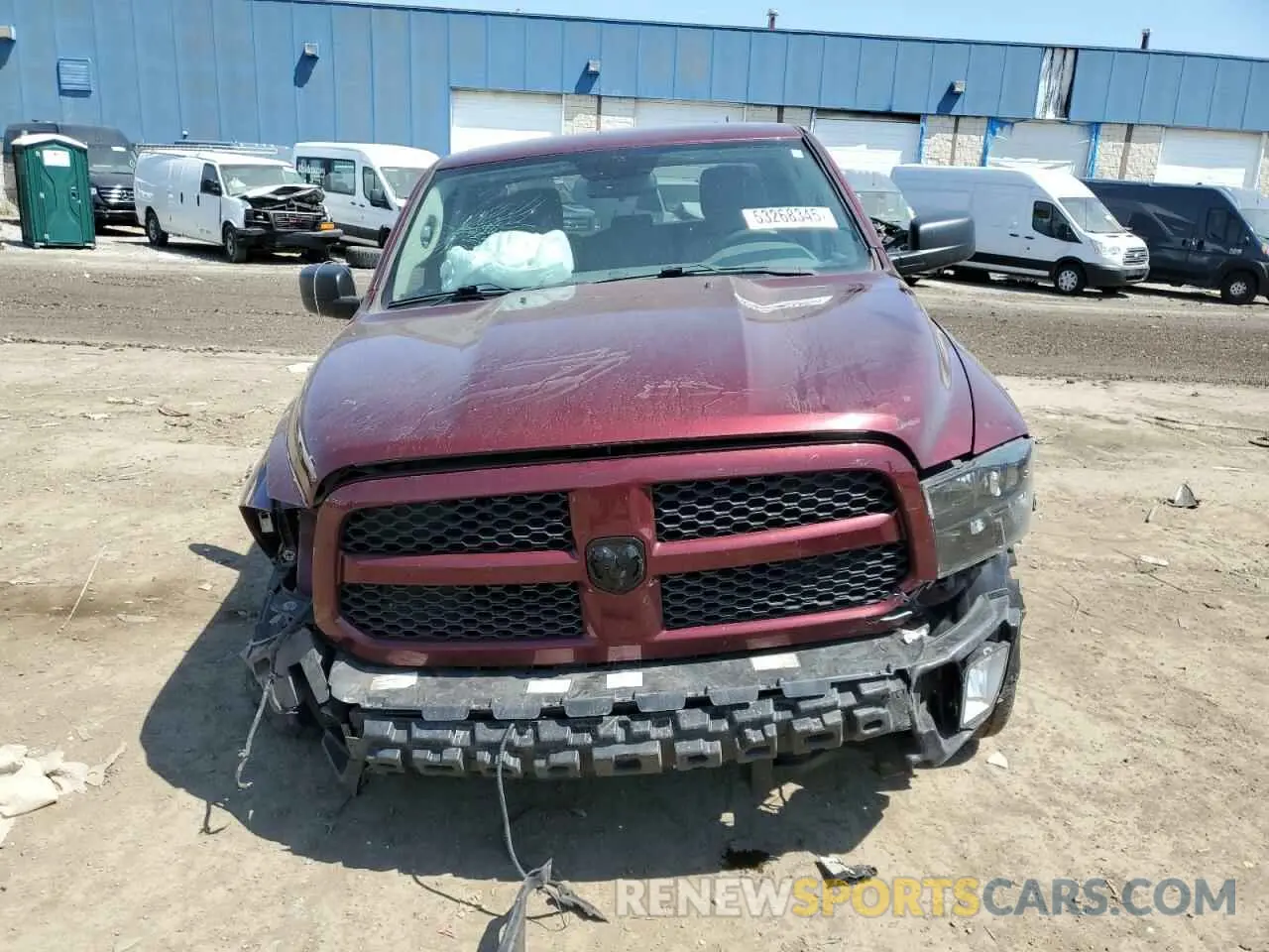 5 Фотография поврежденного автомобиля 1C6RR7FG2KS568503 RAM 1500 2019