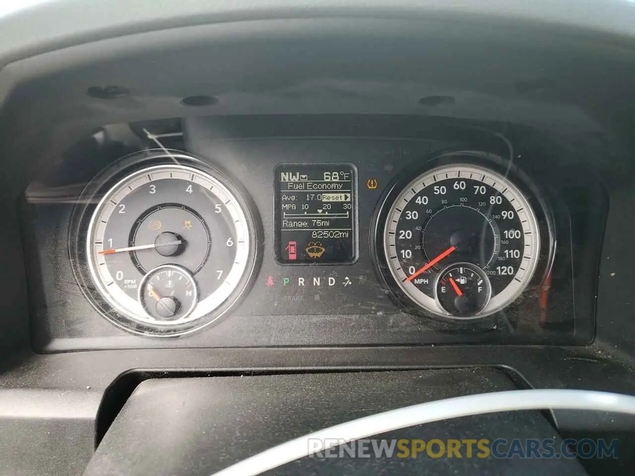 9 Photograph of a damaged car 1C6RR7FG5KS535057 RAM 1500 2019